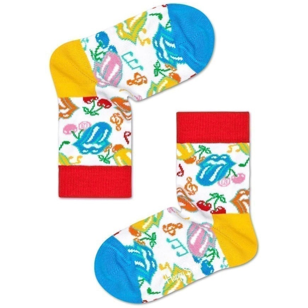 🆓 WITH PURCHASE! Happy Socks Rolling Stones Socks